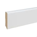 Miniatyrbild 1 av 6: PROVISTON MDF-sockel 19 x 80 x 2400 mm vit för att limma, klämma, skruva &amp; spikbelagd MDF-kärna 12 meter | 5 stycken