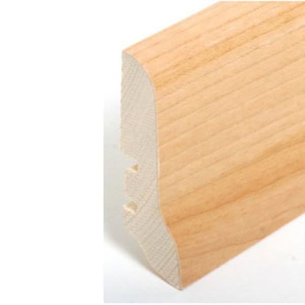 PROVISTON Fanerad träsockel 20 x 60 x 2500 mm Körsbär 12,5 meter | 5 stycken