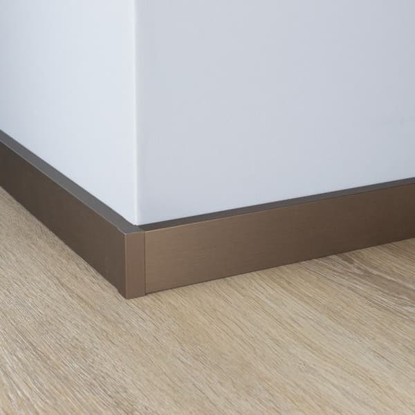 PROVISTON universella kopplingar för bottenplatta brons 22 x 98 mm Inkommande utgående anslutningspaket med 4