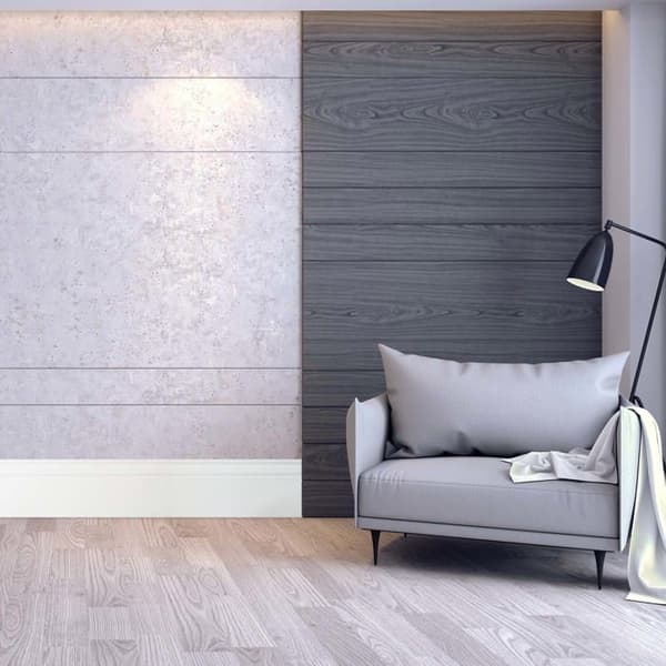 PROVISTON Sockel i massiv trä Louis XVI-stil 19 x 115 x 2400 mm Vit att limma, skruva &amp; spik 60 meter | 25 stycken