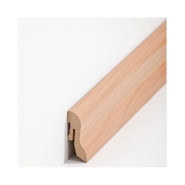 Plinth Mainz MDF 20 x 40 x 2500 mm Plint i mörk bok från PROVISTON