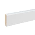 Miniatyrbild 1 av 6: PROVISTON rundad sockel 19 x 60 x 2400 mm i vitmålat massivt trä