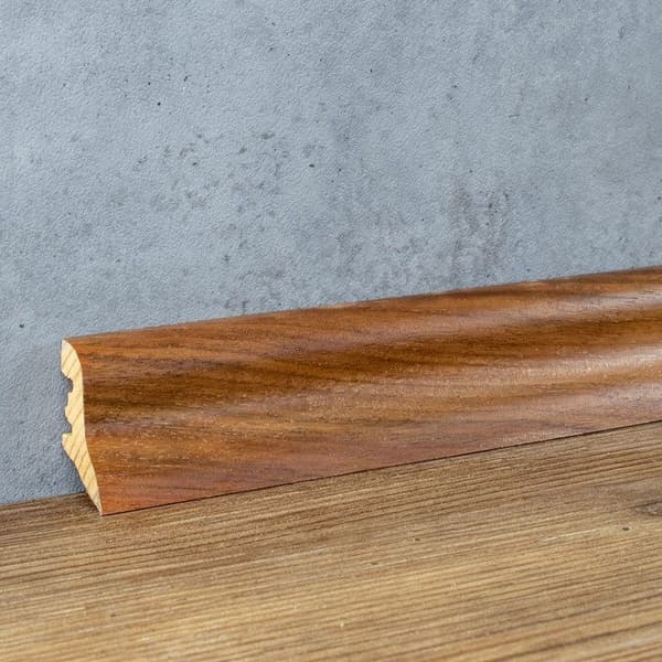 PROVISTON Fanerad träsockel 20 x 40 x 2500 mm valnöt 25 meter | 10 stycken