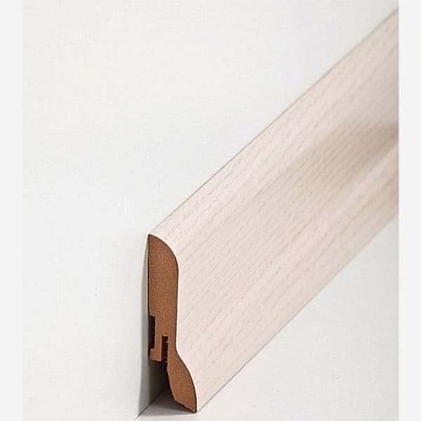 PROVISTON MDF-sockel 20 x 60 x 2500 mm ask för att limma, skruva &amp; spik, klämma Belagd MDF-kärna 62,5 meter | 25 stycken