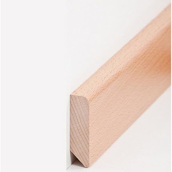 PROVISTON Sockel i massiv trä 16 x 58 x falllängder upp till ca. 2400 mm Bok massivt trä 24 meter | 10 stycken