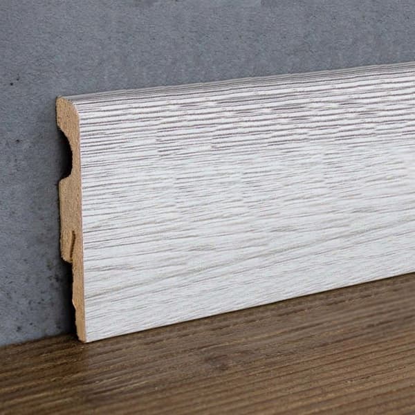PROVISTON ek vit ek 10 x 58mm melamin vit MDF list vid rundad list