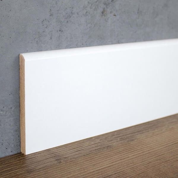 PROVISTON rund MDF-list vit 10 x 100mm