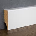 Miniatyrbild 1 av 6: PROVISTON 19 x 50mm vit plint MDF klippsystem i melamin