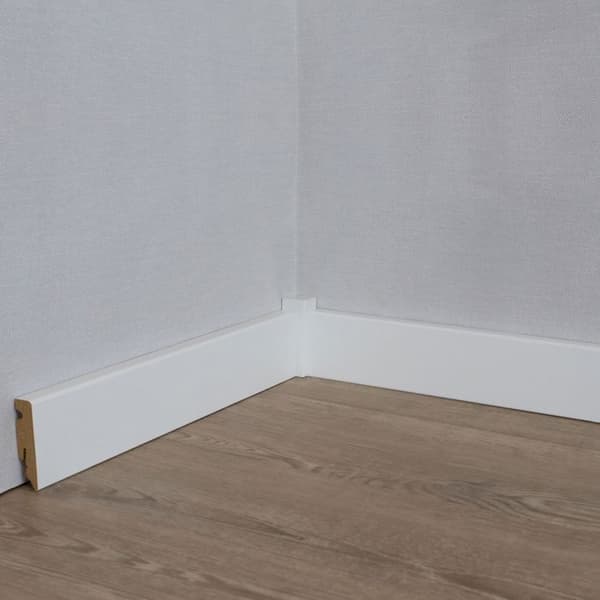 PROVISTON kvadratisk sockel 15 x 58mm melamin vit sockel MDF sockel