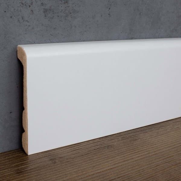 PROVISTON överkant 92 x 24mm vit melamin justerbar på 3 Hs renoveringssockel MDF