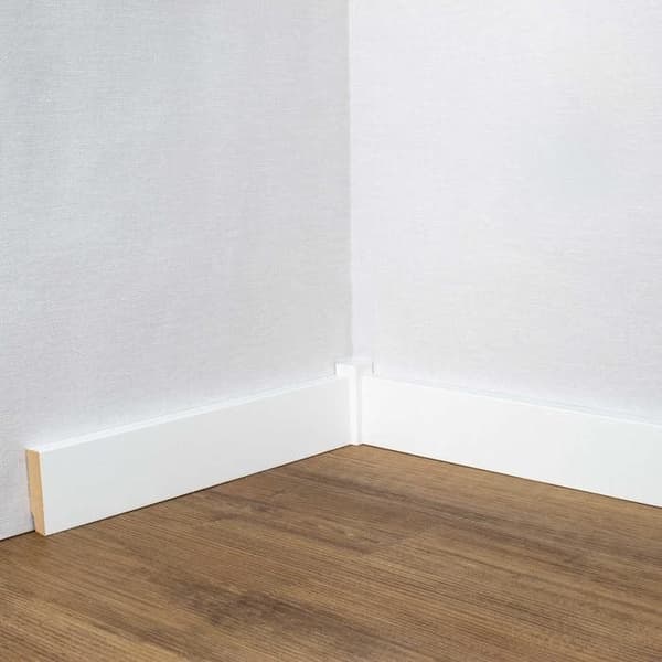 PROVISTON Hörnprofiler listverk 16 x 58 x 2500 mm MDF Laminat Vit Kan lackeras Klassiska listverk 1 styck