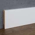 Miniatyrbild 3 av 6: PROVISTON Sockel nr 58 MDF 10 x 58 x 2500 mm Vit att limma, skruva &amp; spika Belagd MDF-kärna 25 meter | 10 stycken