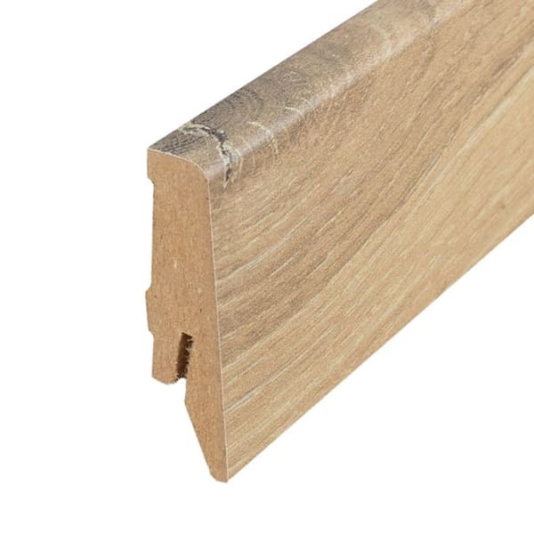 PROVISTON Modern sockel 18 x 58 x 2400 mm Medium (MDF) Belagd Iller Ekdekor