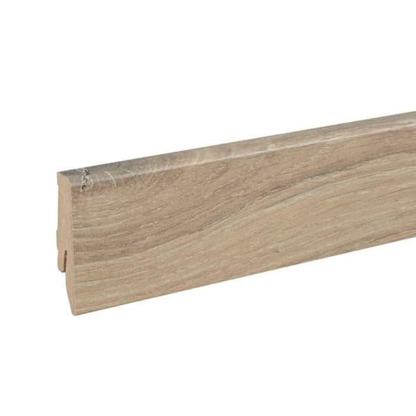 PROVISTON Modern sockel 18 x 58 x 2400 mm Medium (MDF) Belagd Iller Ekdekor