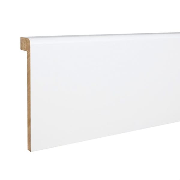 Surplint Carrelage upp till 85 mm MDF 19 x 96 x 2500 mm Vit från PROVISTON