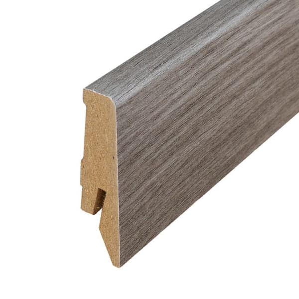 PROVISTON Modern Sockellist 18 x 58 x 2400 mm Medium (MDF) Belagd Weser Oak Decor
