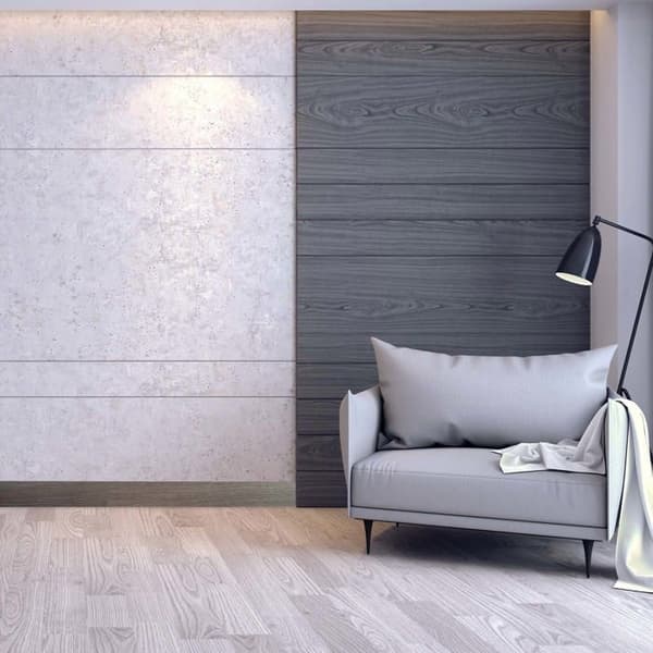PROVISTON Modern Sockellist 18 x 58 x 2400 mm Medium (MDF) Belagd Weser Oak Decor