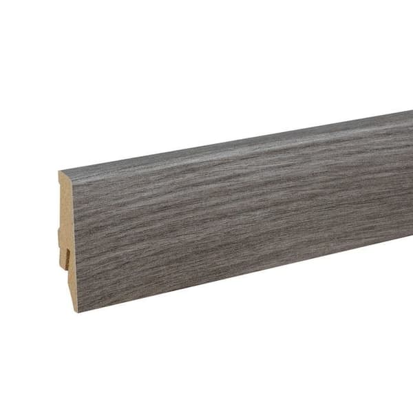 PROVISTON Modern Sockellist 18 x 58 x 2400 mm Medium (MDF) Belagd Weser Oak Decor