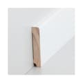 Miniatyrbild 1 av 2: Plinth Zeven i massivt trä 13 x 60 x 2500 mm vit av PROVISTON