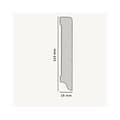 Miniatyrbild 2 av 3: Plint MDF 19 x 115 x 2500 mm kärna MDF belagd Vit plint av PROVISTON