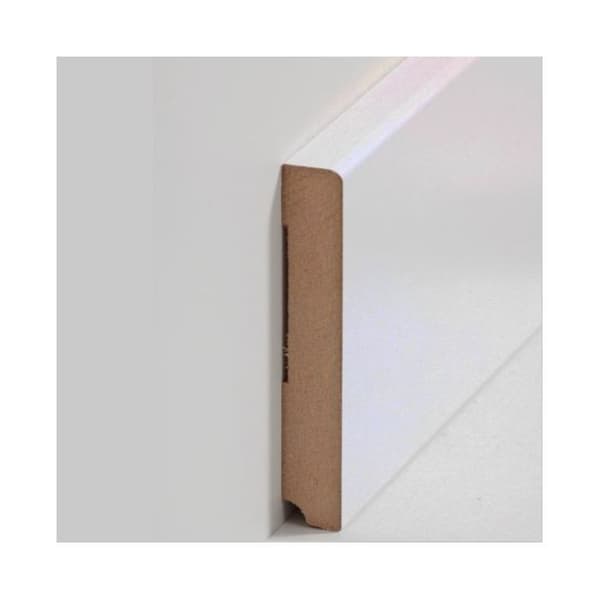 Plint MDF 19 x 115 x 2500 mm kärna MDF belagd Vit plint av PROVISTON