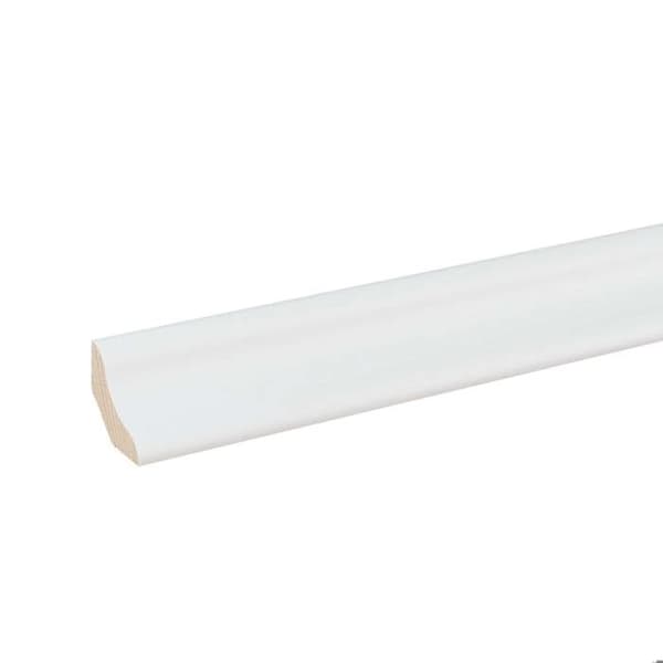 PROVISTON Fanerad träsockel 26 x 26 x 2500 mm Vit 12,5 meter | 5 stycken
