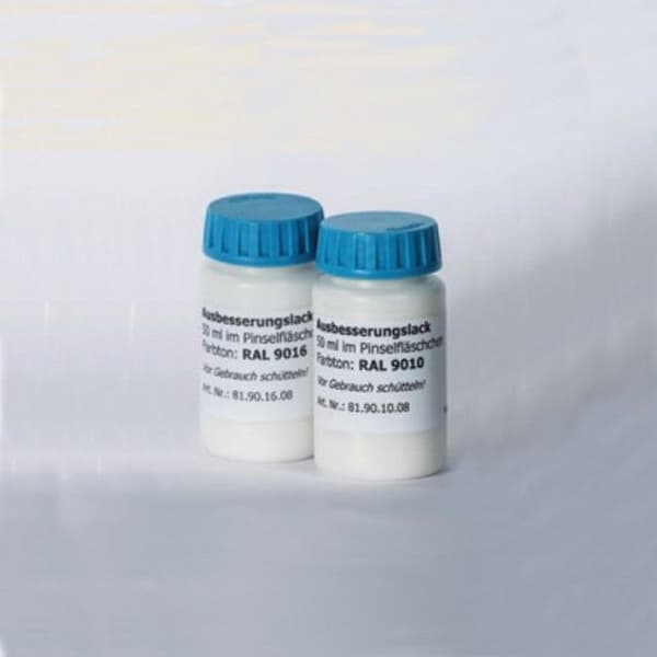 Retuschnyans färg Innehåll 50 ml vit RAL 9010 9016 Reparera golvlister av PROVISTON
