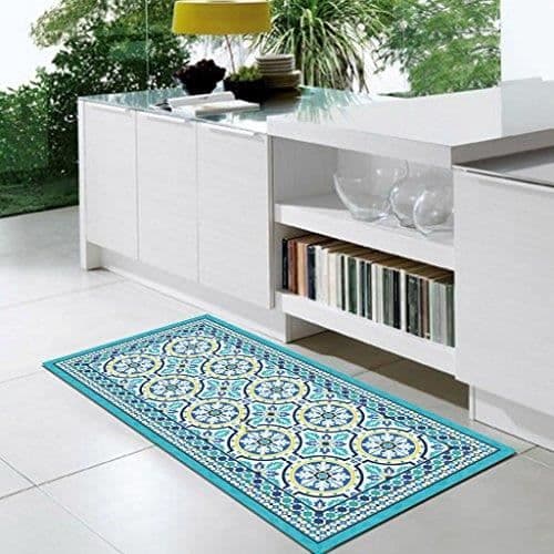 Tapis - Vilber - Grand Chef Tanger - Vinyl - Blå - 75 x 180 cm
