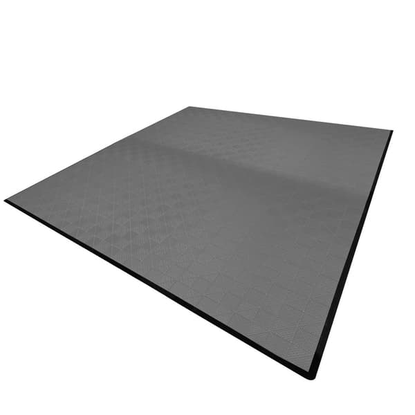 Polypropylenplader med ventilationskanaler + KANTER | Sort, Grå, Blå eller kombinerede farver | Sammenkoblingsplader | Skridsikre - Vejrbestandige | G