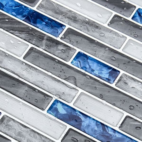 Kakel - kantlist - glasblock - dekor - Art3d kakelsockel - A17086P10def