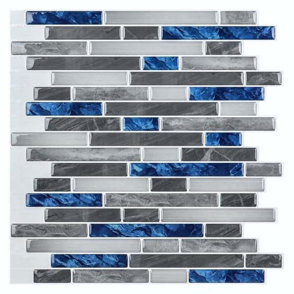 Kakel - kantlist - glasblock - dekor - Art3d kakelsockel - A17086P10def