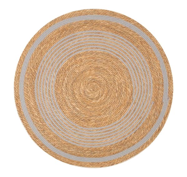 Teppe SELITA D100cm, natur/grå