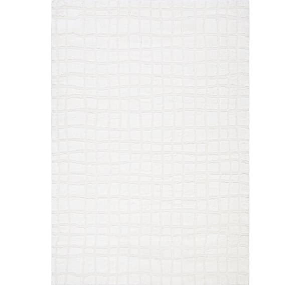 Teppe ALLOY-2, 100x150cm, hvit