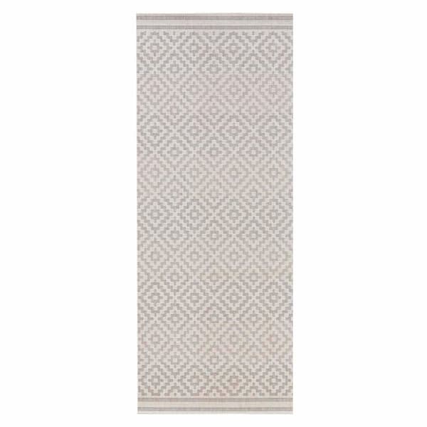 Northrugs - 102467-80x200 - Inomhus- och utomhusmatta i diamantkrämgrå 80 x 200 cm