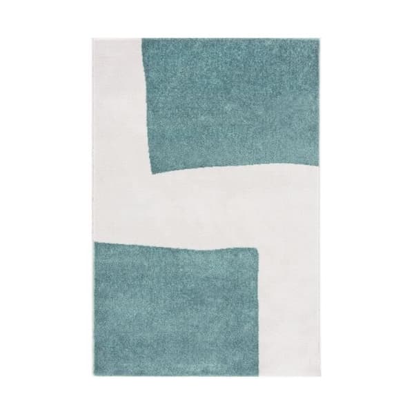 Intempora Sweetnest Blue Matta 100x150cm - Vardagsrum - Rektangulär - Geometriska mönster - Inomhus