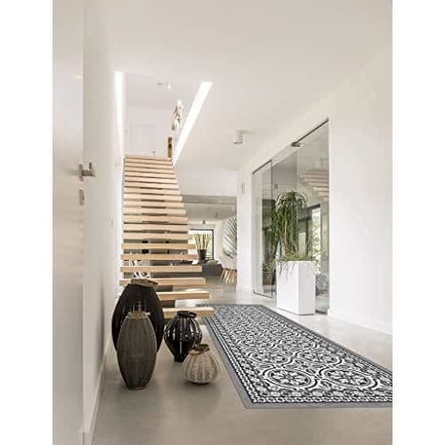 Vinylmatta - VILBER - Grand Chef Tanger - Svart - 75 x 180 x 0,2 cm