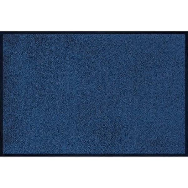 Paillasson - tvätta+torka - Design 858 Marinblå - 40 x 60 cm - Syntetisk - Modern