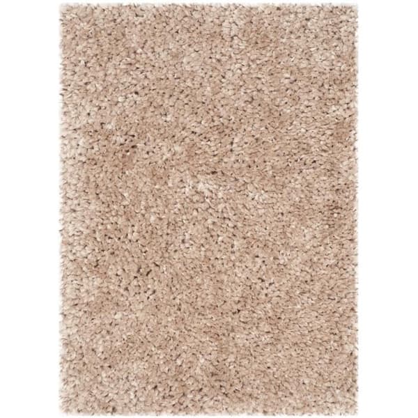 Shiloh Shaggy Vardagsrumsmatta - 61 X 91 Cm - Beige - Polyester - Inomhus - Safavieh