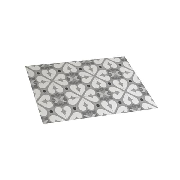 Storplanet Croma Bcn Återvinningsbar PVC Vinylmatta i Grå 45 x 75 cm