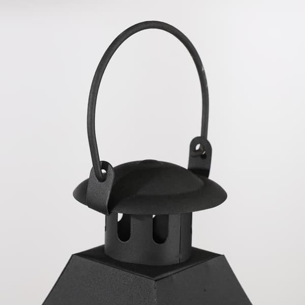 Mica Decorations Bilbao Lantern - L14 x B14 x H37 cm - Metall - Svart