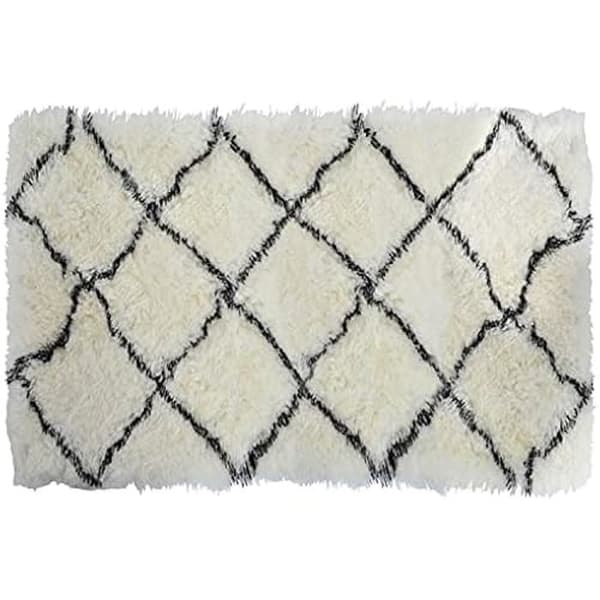 Matta - DKD Heminredning - Standard - Vit - 160 x 230 cm - Polyester