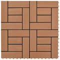 Miniatyrbild 1 av 2: Trall 22 st 30x30 cm 2 kvm WPC brun
