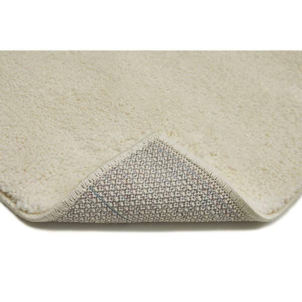 Rootz -matto - korkea matto - alueen matto - pehmeä tekstuuri, tahrankestävä - 170 x 120 x 2,1 cm - kerma