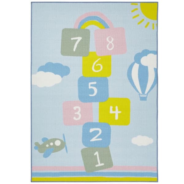 Rootz Børne tæpper - legemåtte - Reversible Rug - Ultimate Fun - 190 x 133 x 0,8 cm