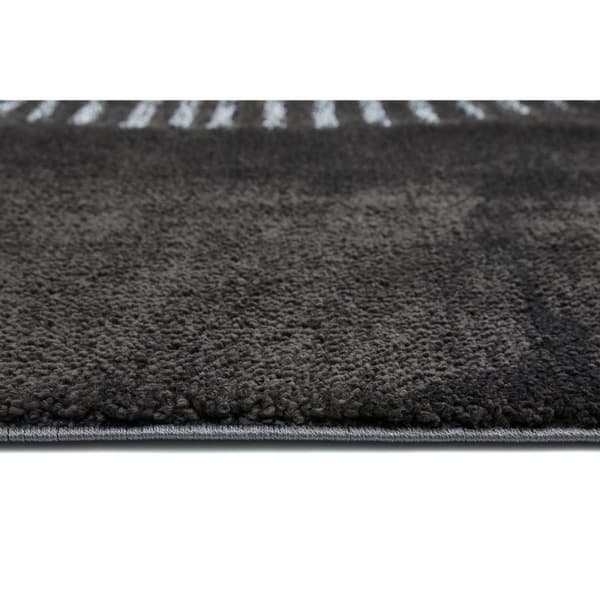 Rootz High -Low Structure - matto - pehmeä lattia - tahrankestävä - 170 cm x 120 cm x 2,1 cm - antrasiitti