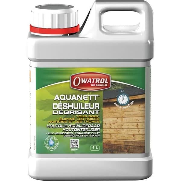 AQUANETT Avfettningsmedel Trä Utv 1L