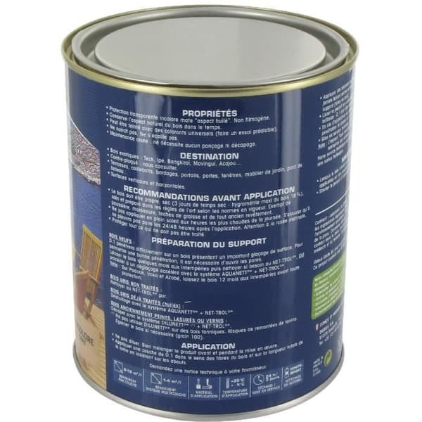 OWATROL D1 Exotic Wood Saturator - Färglös - Special Mjukt trä - 1L