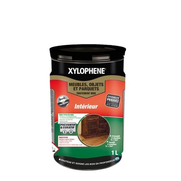 Träbehandling - XYLOPHENE - 25 år - Färglös - 1L - Antitermiter