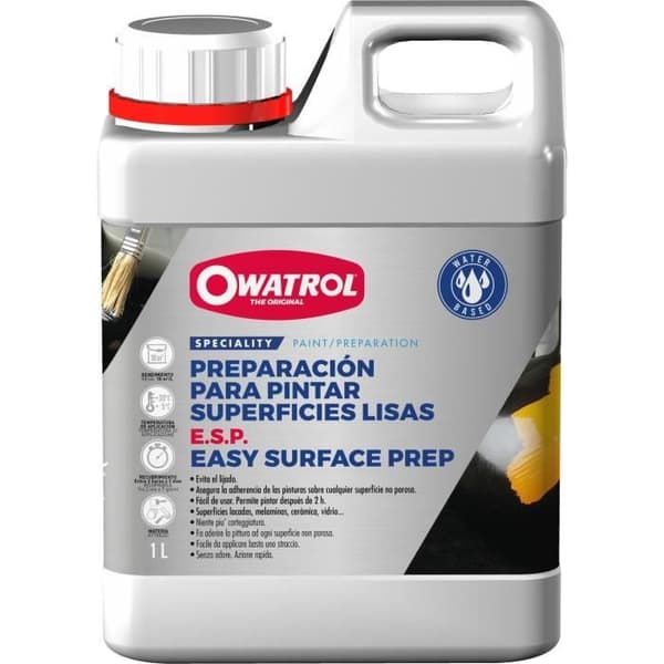 Primärfäste - OWATROL - ESP - Ofärgad, vattenbaserad - 1,0 L - För släta ytor
