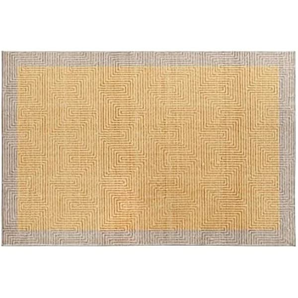 Matta - DKD Heminredning - Standard - Gul - 160 x 230 cm - Modern